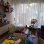 Офис стол и цветы